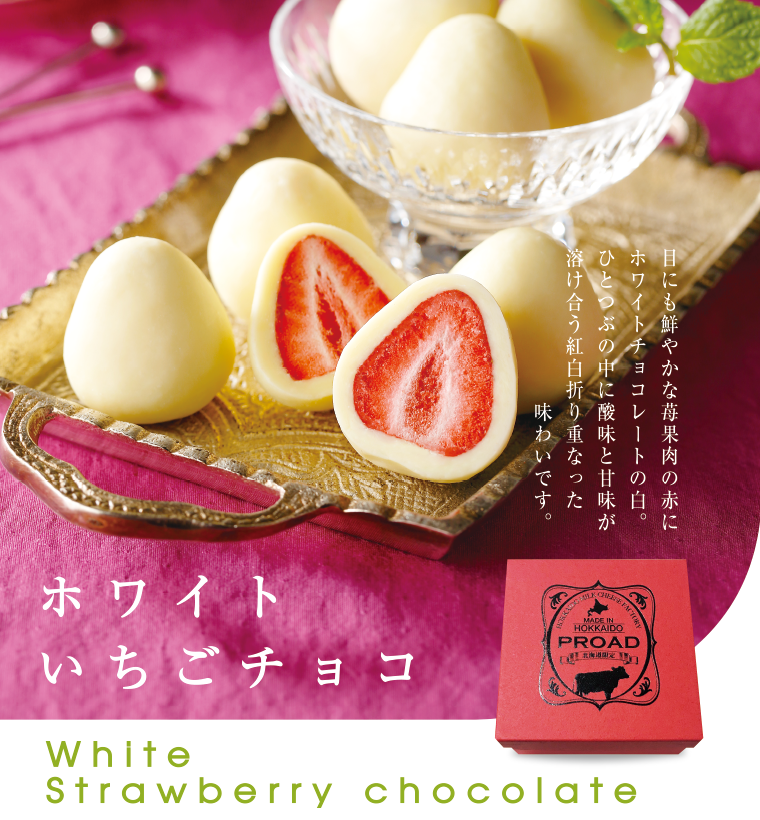 【ホワイトいちごチョコ】ホワイト